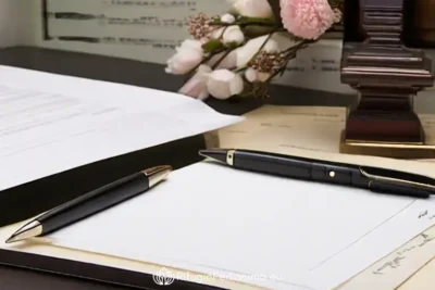documenti firmati con una penna sopra rappresentando pratiche burocratiche