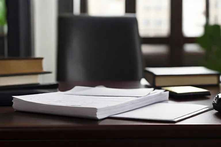 documenti da firmare e organizzare sulla scrivania