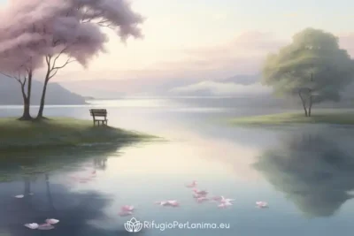 paesaggio in colori pastel
